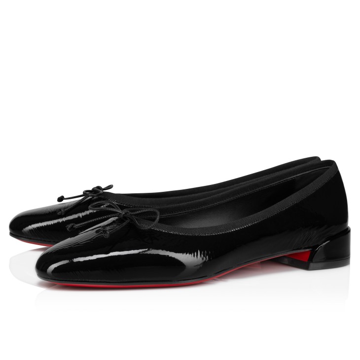 Christian Louboutin Sweetie Jane Women Flat Shoes Black | JYPDVI-387