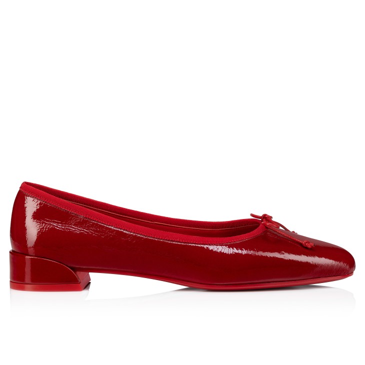 Christian Louboutin Sweetie Jane Women Flat Shoes Red | SRXCID-826