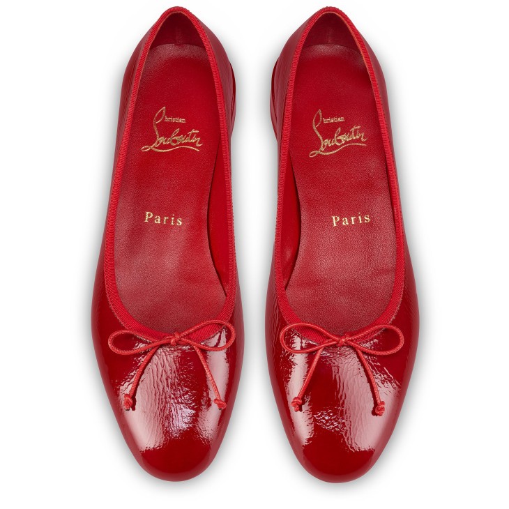 Christian Louboutin Sweetie Jane Women Flat Shoes Red | SRXCID-826