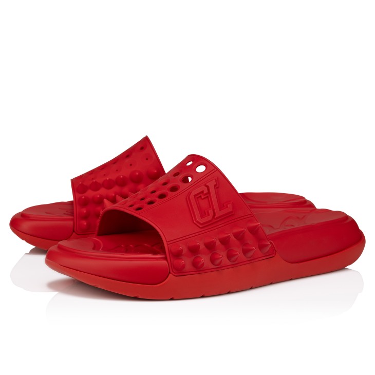 Christian Louboutin Take It Easy Men Sandals Red | TSNPJX-610