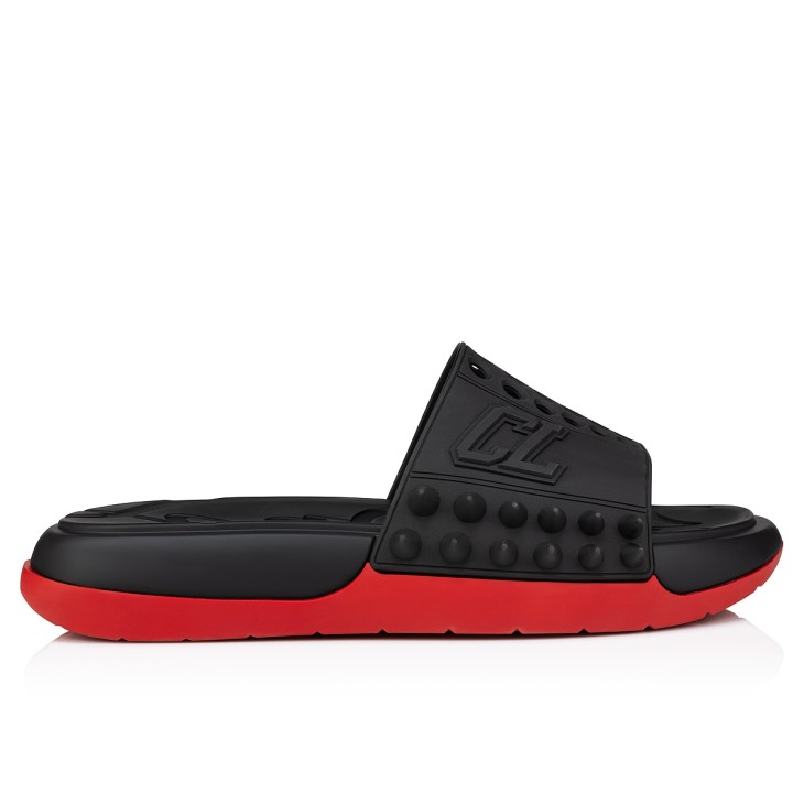 Christian Louboutin Take It Easy Men Sandals Black | UPOFCD-214