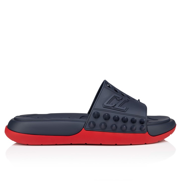 Christian Louboutin Take It Easy Men Sandals Blue | BSENXQ-374