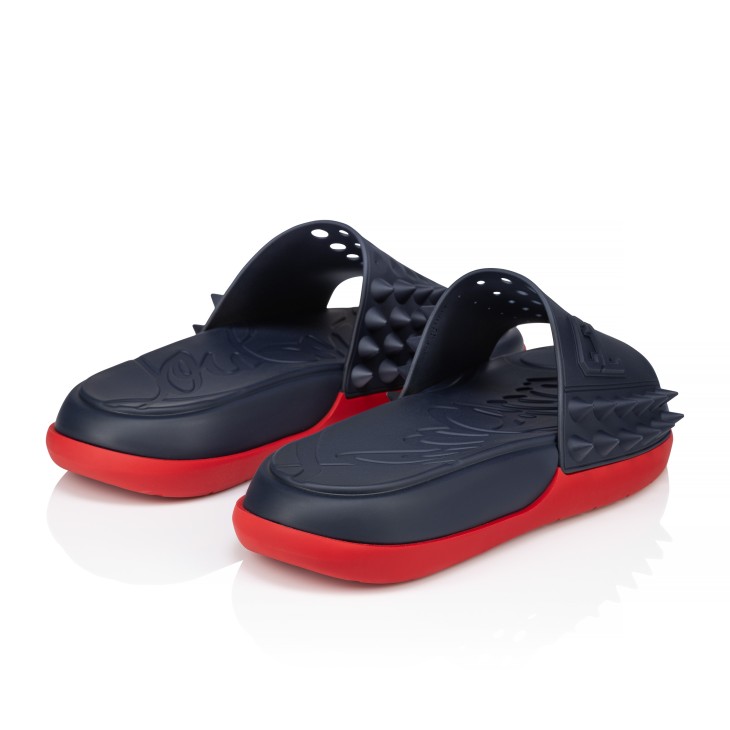 Christian Louboutin Take It Easy Men Sandals Blue | BSENXQ-374