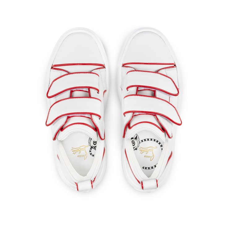 Christian Louboutin Toyototoy Kids' Sneakers White / Red | DKVJBS-873