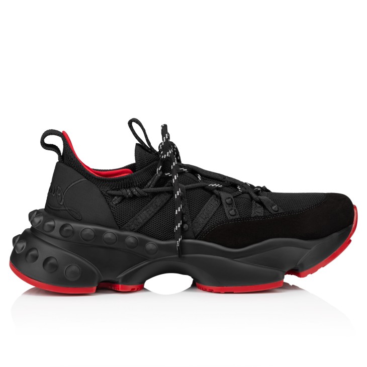 Christian Louboutin Trailnrun Men Sneakers Black | YSBNCH-301