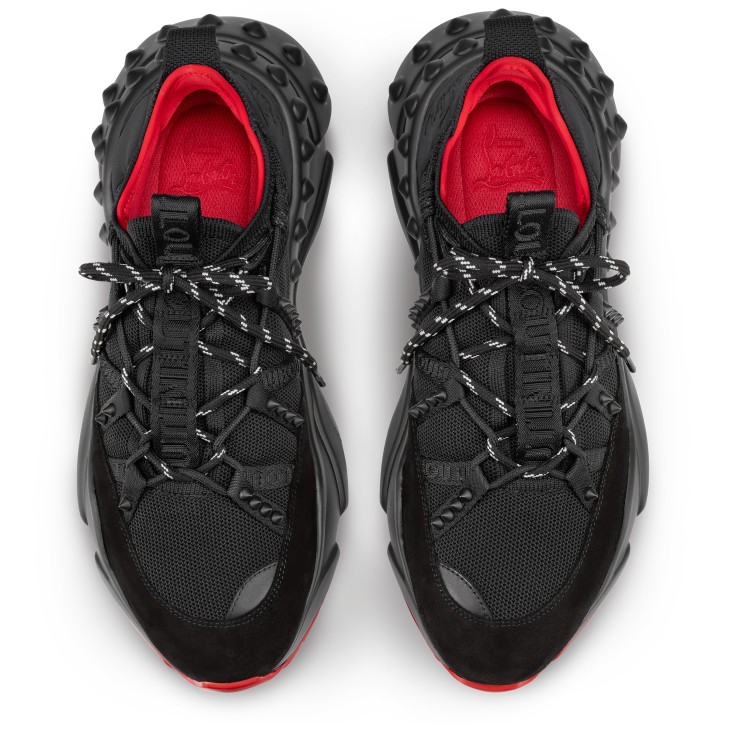 Christian Louboutin Trailnrun Men Sneakers Black | YSBNCH-301