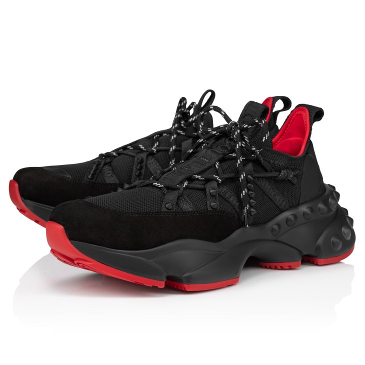 Christian Louboutin Trailnrun Men Sneakers Black | YSBNCH-301