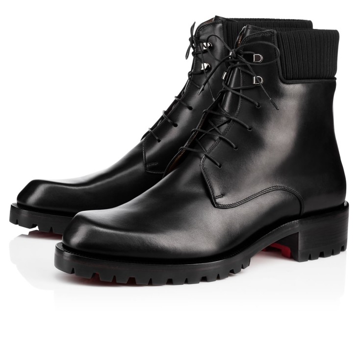 Christian Louboutin Trapman Men Boots Black | HRSNZB-607