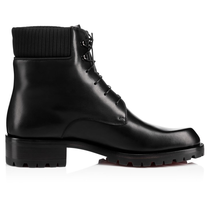 Christian Louboutin Trapman Men Boots Black | HRSNZB-607