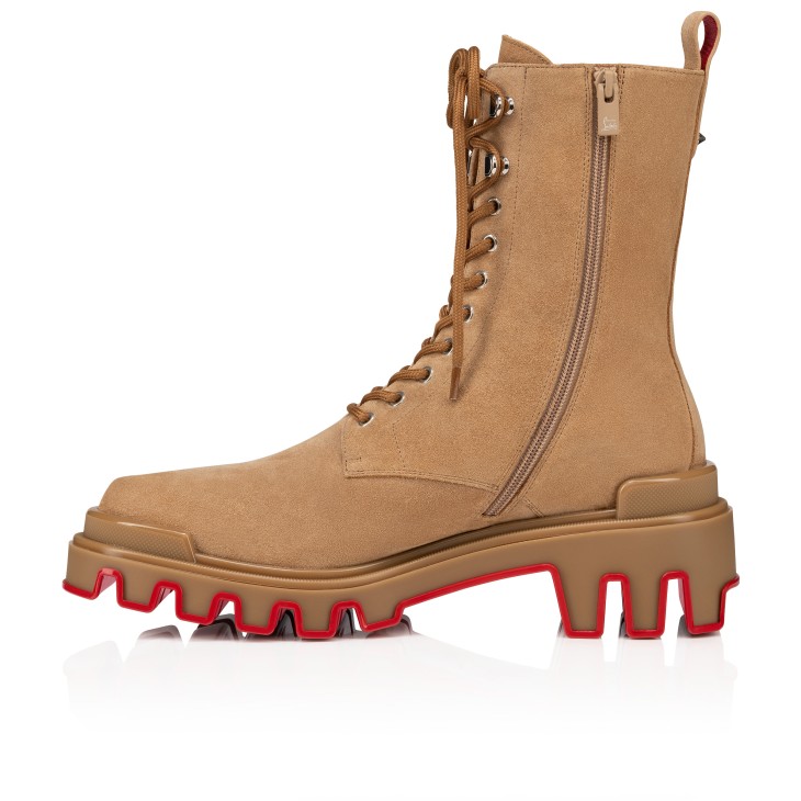 Christian Louboutin Trott Dune Alta Men Boots Brown | DHRGFP-260