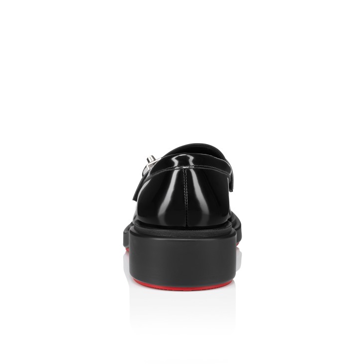 Christian Louboutin Urban Moc Lock Women Flat Shoes Black | MNUFJO-109