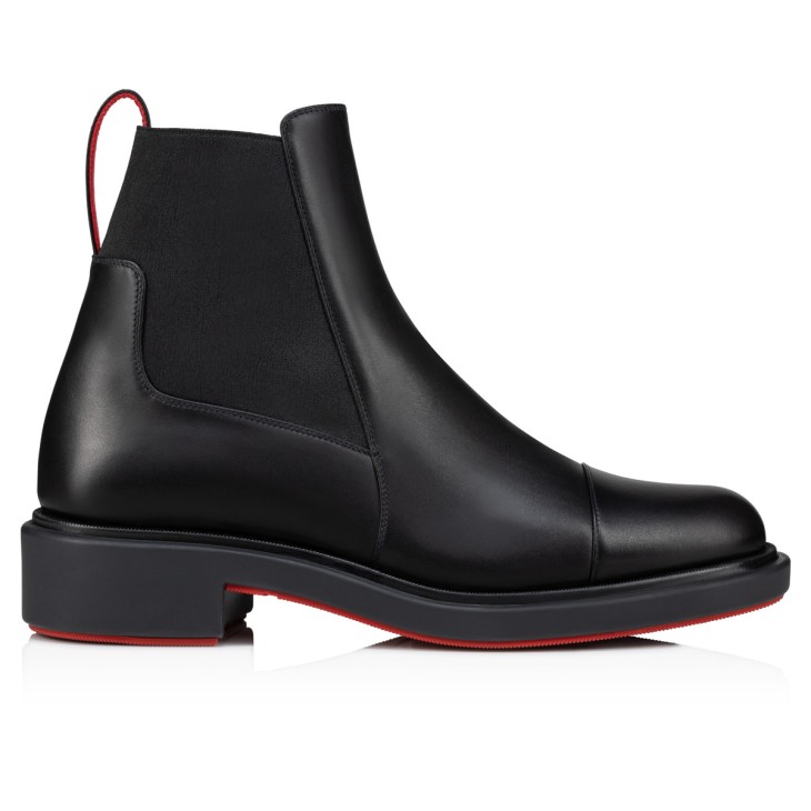 Christian Louboutin Urbino Chelsea Men Boots Black | HFSCPO-015