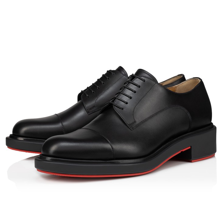 Christian Louboutin Urbino Men Buckle Shoes Black | JQKLXT-057