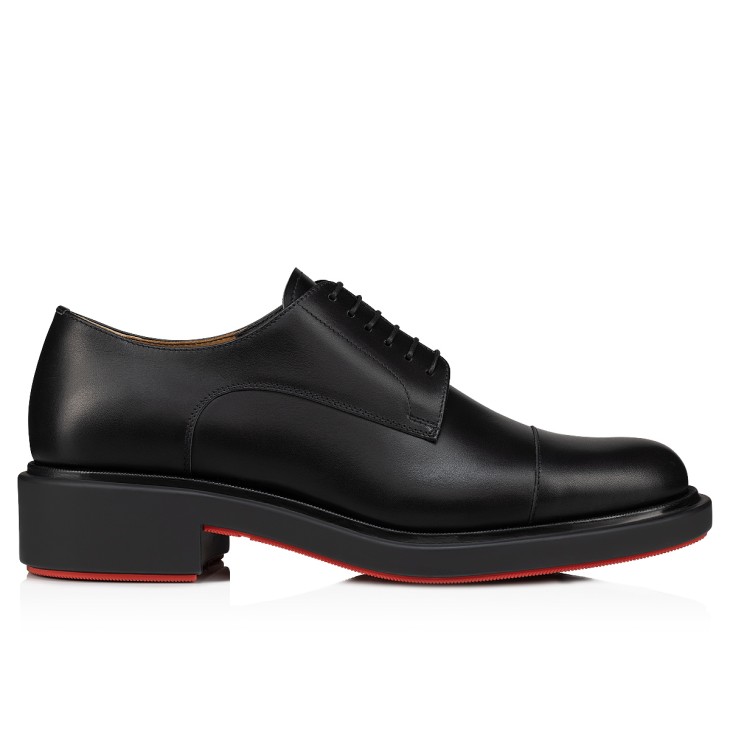 Christian Louboutin Urbino Men Buckle Shoes Black | JQKLXT-057