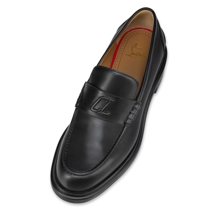 Christian Louboutin Urbino Moc Men Moccasins Black | PUZMBQ-076