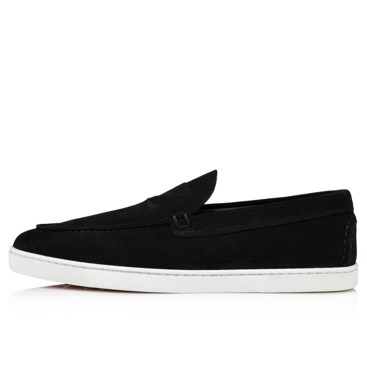 Christian Louboutin Varsiboat Men Moccasins Black | QPHFUJ-624