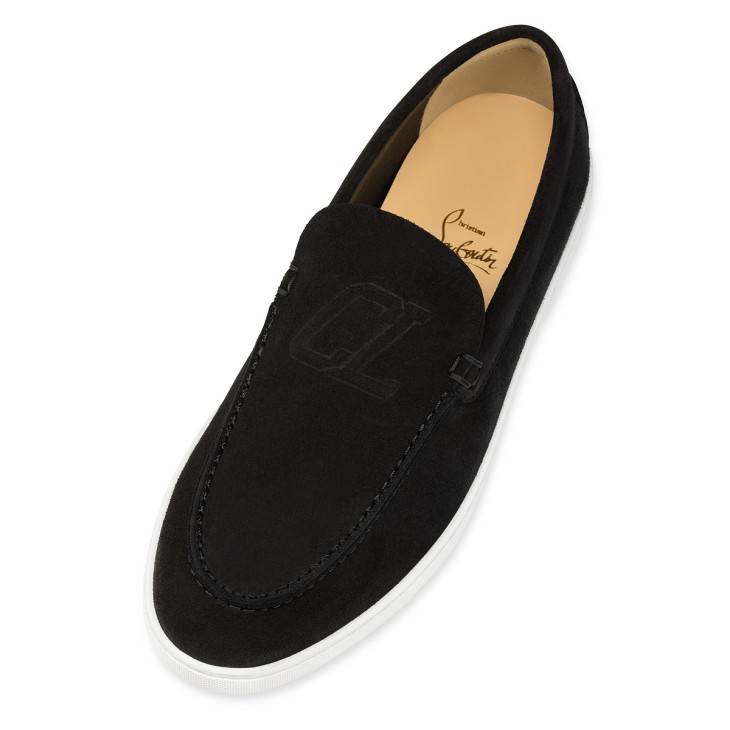 Christian Louboutin Varsiboat Men Moccasins Black | QPHFUJ-624