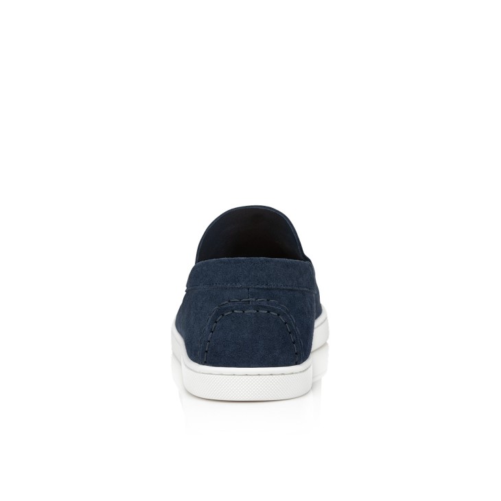 Christian Louboutin Varsiboat Men Moccasins Blue | QTSKMU-852