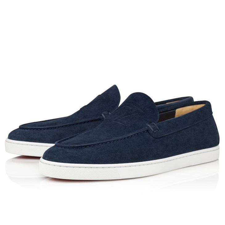 Christian Louboutin Varsiboat Men Sneakers Blue | WKQGDE-256