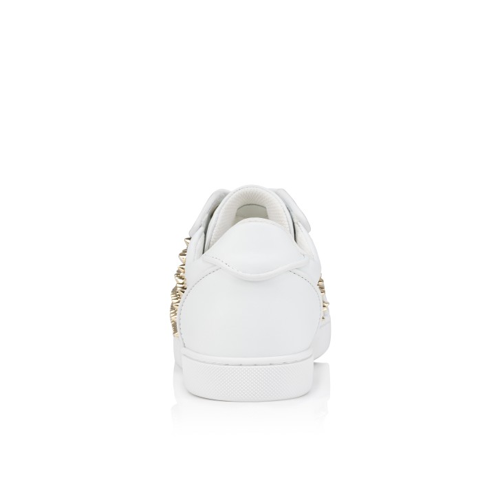 Christian Louboutin Vieira Night Spikes Women Sneakers White | CPKSVO-698