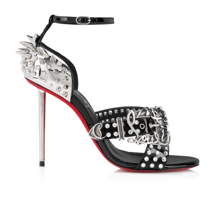 Christian Louboutin Wosandal Pic Women Sandals Black | SUTGLM-598