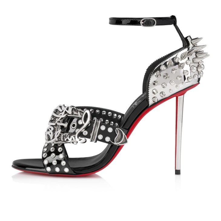 Christian Louboutin Wosandal Pic Women Sandals Black | SUTGLM-598